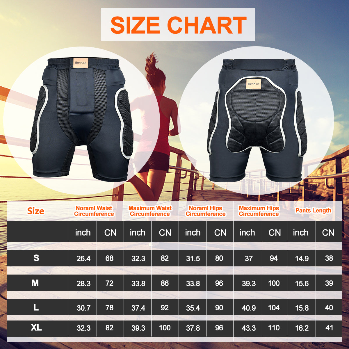 Protective Padded Shorts 3d Protection Shorts Hip Pad Compression
